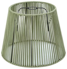 Paralume da esterno con corda verde IP54 40/28/30