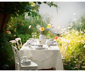 Ciotola bianca in porcellana con motivo floreale Hammershøi Summer - Kähler Design