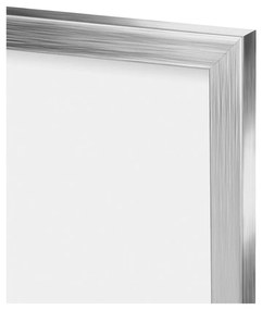 Cornice da parete in plastica argento 50x20 cm - knor
