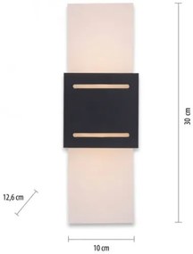 Paul Neuhaus 9007-13 - Applique ORMA 1xG9/40W/230V nero