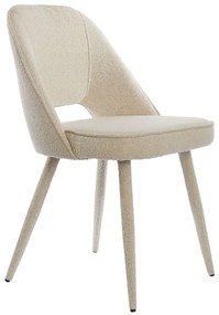 Sedia da pranzo beige Djeslin - Light &amp; Living