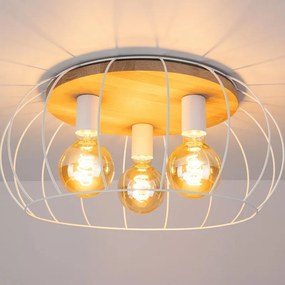 Plafoniera scandinavo Plafoniera scandinavo Cesare 3 x E27 3 x E27 bianco x