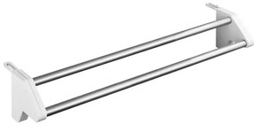 WENKO 3703100 - Stendibiancheria TWIN 60x13 cm argento/bianco