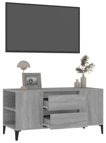 Mobile porta tv grigio sonoma 102x44,5x50 cm legno multistrato