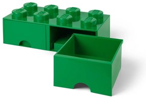Contenitore verde con 2 cassetti - LEGO®