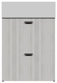 Mobile da bagno sotto lavabo COLAVENE Nobu beige opaco L 59 x H 71 x P 49 cm 2 ante, lavabo non incluso