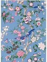 Sanderson Tapete Chinoiserie Hall - Blueberry/ Purple