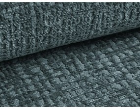 Letto matrimoniale imbottito blu con contenitore e rete inclusi 140x200 cm Noho – Makamii