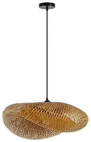 Immax 08269L - Lampadario a sospensione con filo HILO 1xE27/40W/230V diametro 60 cm bambù