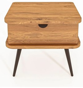 Comodino in legno di quercia in colore naturale Kula - The Beds