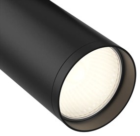 Faretto Per Binario Moderno Focus S Alluminio Nero 1 Luce