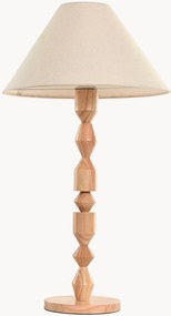 Lampada da tavolo con paralume in lino Orleno
