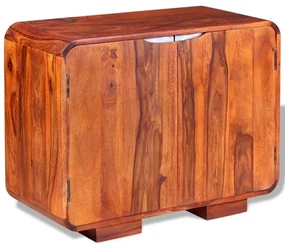 Credenza in legno massello di sheesham 75x35x60 cm