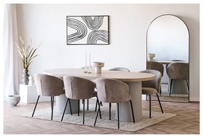 Tavolo da pranzo con piano effetto frassino 100x220 cm Solva – House Nordic