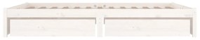 Giroletto con cassetti bianco 150x200 cm king size
