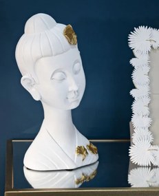 Testa Buddha -A- Cm 21,5X16X35