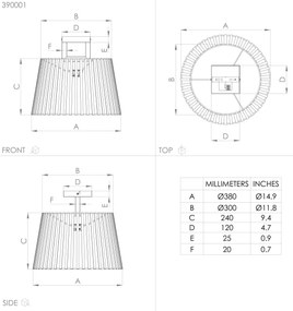 Eglo 390001 - Plafoniera BOGOTA 1xE27/40W/230V nero