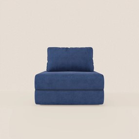 Rift poltrona letto con materasso alto 22 cm e memory foam - schienale mobile e tessuto smacchiabile T31