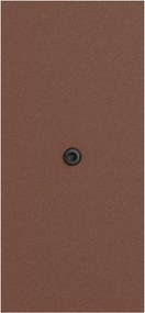 Applique Rettangolare 2xGU10 con Sensore Crepuscolare IP65 - Corten