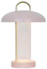 Nordlux - LED dimmerabile. Lampada da tavolo ricaricabile a sfioramento MIRANO LED/3W/3,7V rosa
