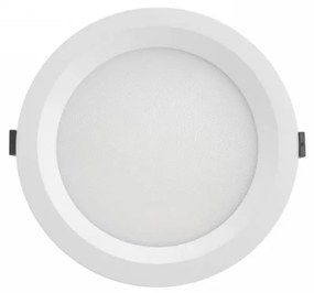 Faro LED da Incasso 44W, Foro Ø210-220mm con driver Philips UGR17 IP54 Colore  Bianco Caldo 2.700K