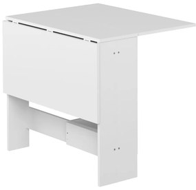Tavolo da pranzo pieghevole con piano bianco 76x28 cm Papillon - TemaHome
