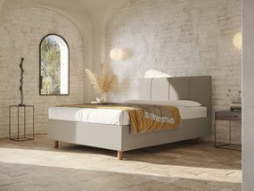 Lothar letto contenitore maxi dalle dimensioni contenute in tessuto impermeabile T13 panna