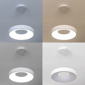 Brilagi - Lampadario a sospensione su cavo dimmerabile FALCON II LED/67W/230V Ø 40 cm bianco + telecomando