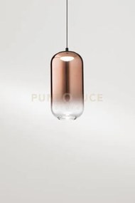 Solo vetro borosilicato rame specchiato sfumato hunter d.10cm h.20cm