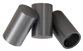 Faretto da incasso design canna di fucile GU10 50mm 2 luci orientabile - Michael