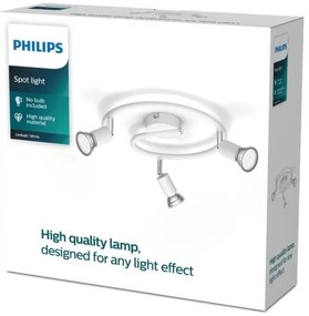 Philips - Faretto LIMBALI 3xGU10/50W/230V bianco