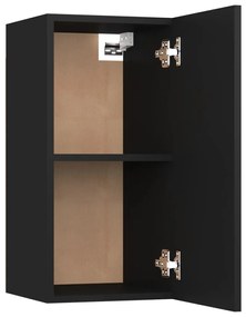 Mobili TV 2 pz Neri 30,5x30x60 cm in Legno Multistrato