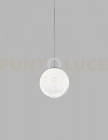 Puppet sospensione 28l bianco sfumato cromo lucido l22cc led 2700k ...