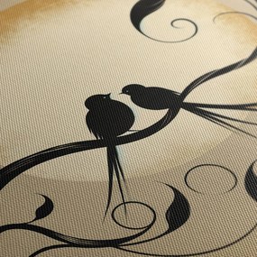 Quadro su tela – Amore su un ramo