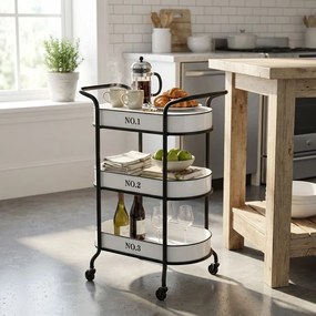 JEREMY - carrello portavivande in acciaio