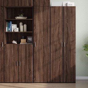 Credenza Marrone Rovere 40x42,5x185 Cm İn Legno Multistrato /