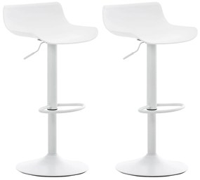 Set Di 2 Barhocker Aveiro: Design Moderno E Comfort Senza Pari / Weiß
