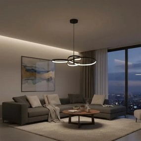 Lampada a sospensione LED su cavo RIBBON LED/37W/230V 4000K nero