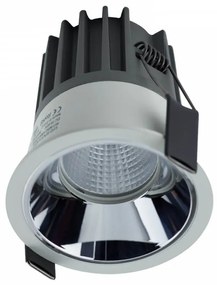 Faretto LED da incasso 18W - UGR11 - CRI92 - foro Ø75mm Colore Bianco Freddo 6.000K