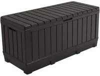 baule porta attrezzi da giardino kentwood cm. 128x53,6x59 h col. marrone cod:ferx.vit51586