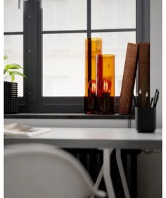 ByRydens 2820570-5512 - Lampada da tavolo FLAKE 1xE27/8W/230V marrone/fumé