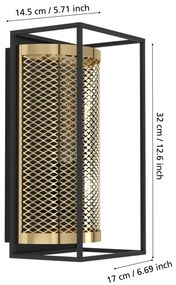 Eglo 43789 - Applique NOHALES 1xE27/40W/230V