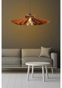 Lampadario a sospensione con filo 1xE27/60W/230V marrone diametro 68 cm