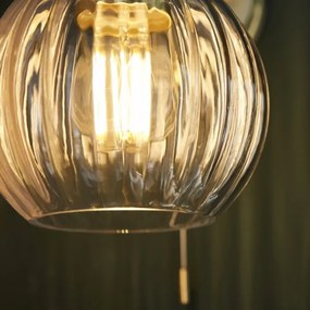 Endon 95507 - Applique da bagno KENDALL 1xE27/10W/230V IP44 ottone