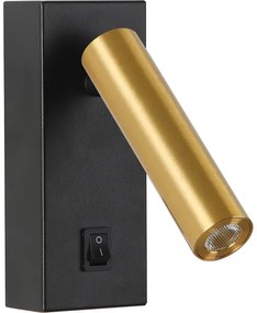 Brilagi - Luce Spot da parete a LED MAYA LED/3W/230V 4000K nero/oro