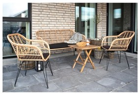 Set di 2 sedie da giardino in rattan artificiale Trieste - House Nordic