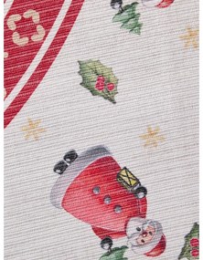 Tappeto rotondo rosso a tema natalizio ø 160 cm Toy's Delight Santa Claus – Villeroy&amp;Boch