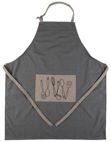 Grembiule Cucine Grey Tessile (80 x 70 cm) - Colore - Blu Scuro