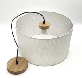 Brilagi - LED Lampadario a sospensione con filo ANTHONY 1xE27/60W/230V quercia/bianco