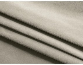 Divano beige allungabile/con contenitore con rivestimento in velluto 238 cm Kapua – Makamii